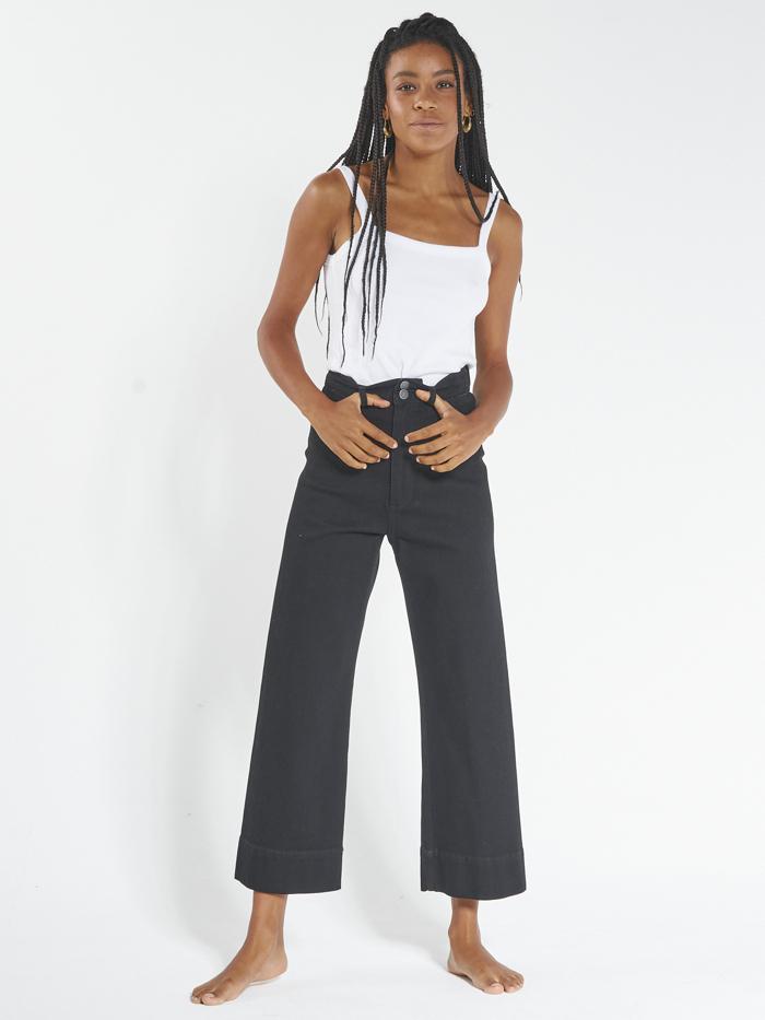 Belle Stretch Jean - Black Rinse