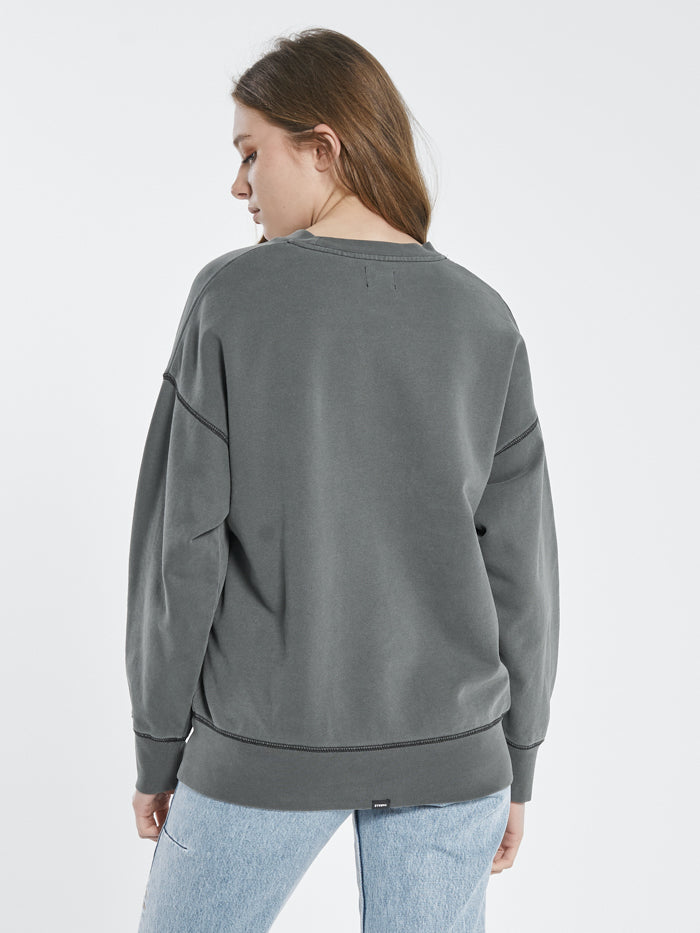 Thrills Eternal Flight Slouch Crew Merch Black