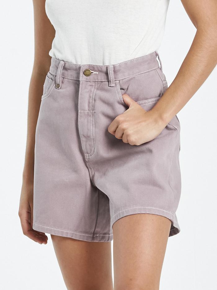 Thrills Koko Drill Short Dusty Lilac
