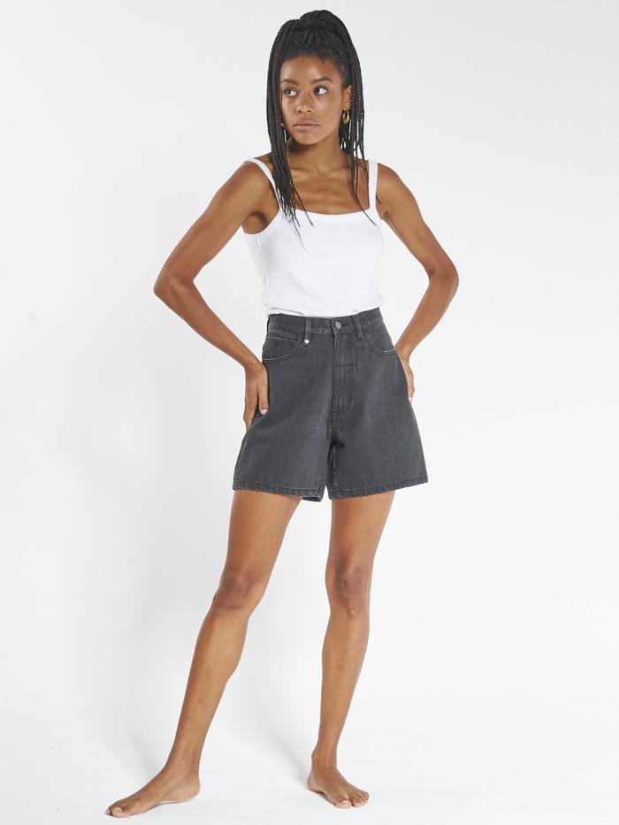 Thrills Koko Short - Black Rinse Black rinse