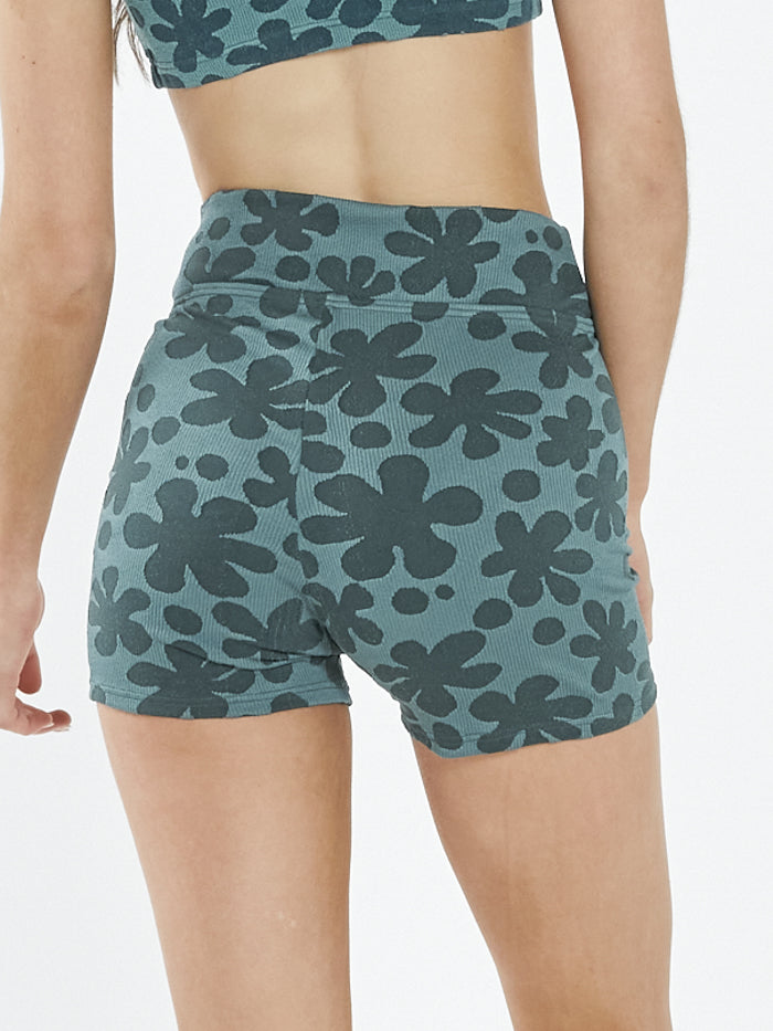 Thrills Layla Bike Short Vintage Teal