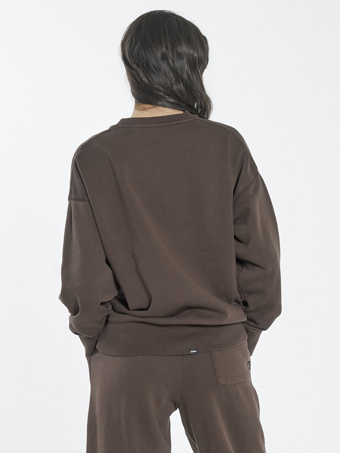 Thrills Minimal Thrills Crew Postal Brown