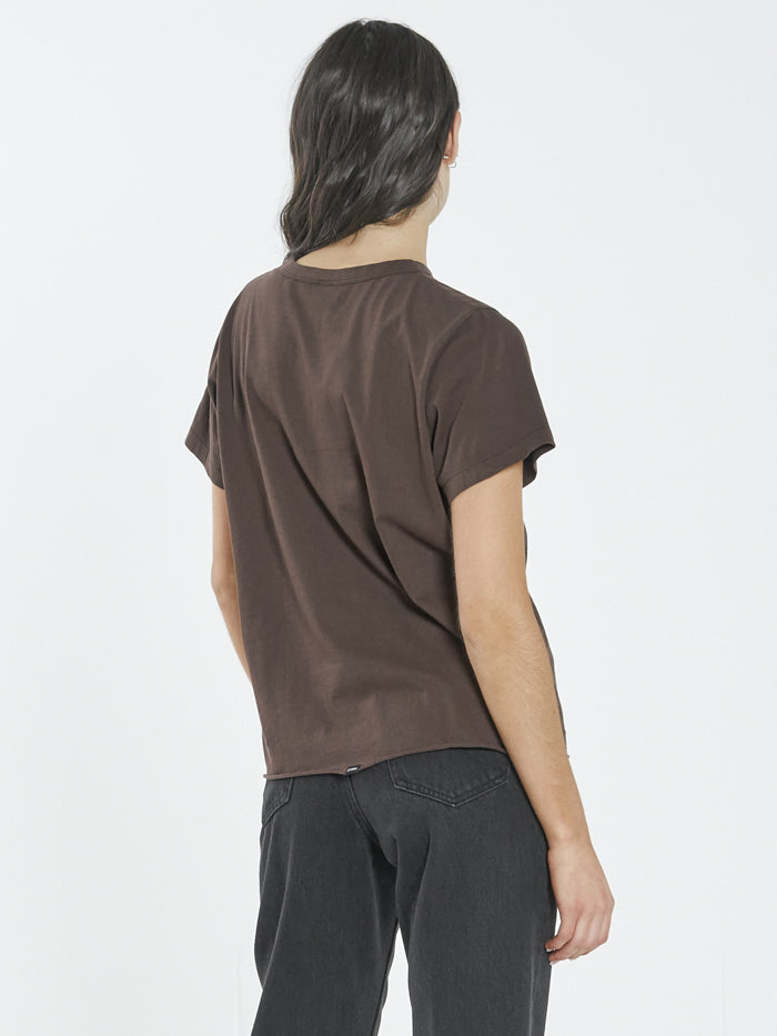 Thrills Minimal Thrills Relaxed Tee Postal Brown
