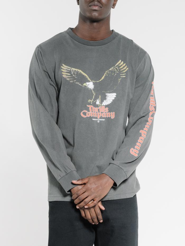 Thrills Rapture Merch Fit Long Sleeve Tee - Merch Black Merch black
