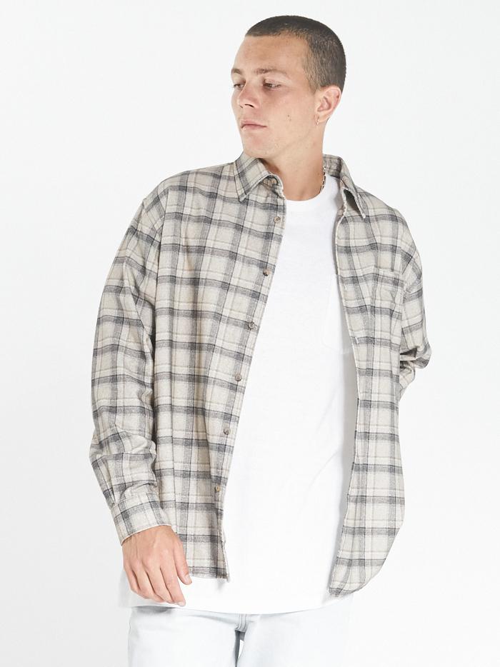 Thrills Regiment Flannel - Tan Tan