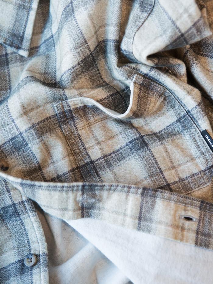 Thrills Regiment Flannel - Tan Tan