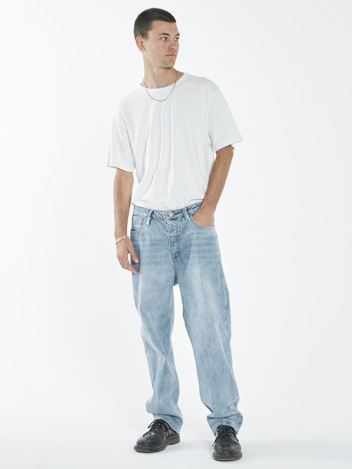 Thrills Slacker Denim Jean Dust Blue