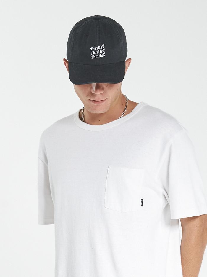 Thrills Thrills Unlimited 6 Panel Cap - Black Black