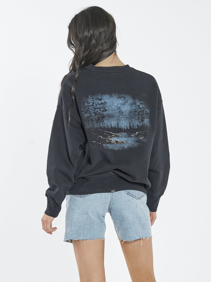 Thrills Twilight Slouch Crew TWILIGHT BLACK
