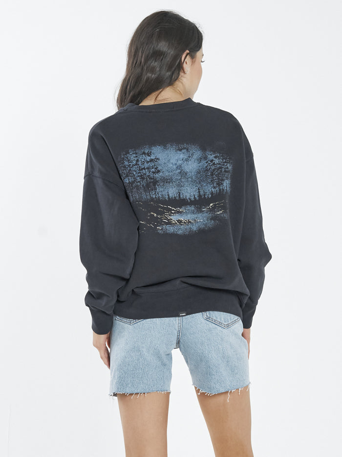 Thrills Twilight Slouch Crew TWILIGHT BLACK