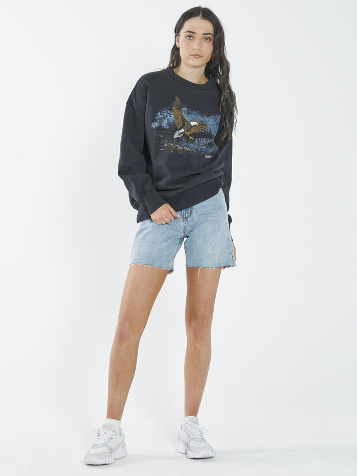 Thrills Twilight Slouch Crew TWILIGHT BLACK