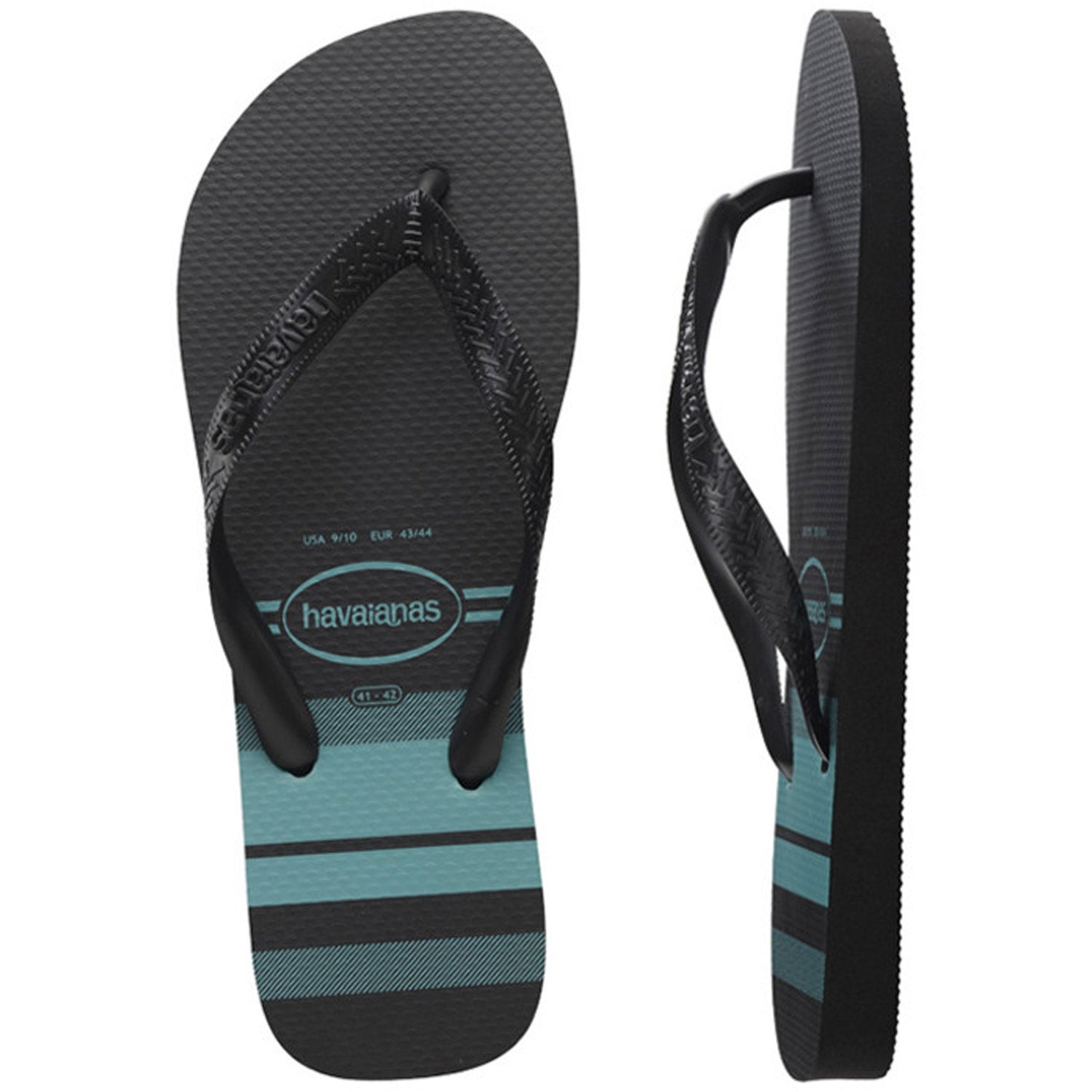 Top Basic Thongs Black