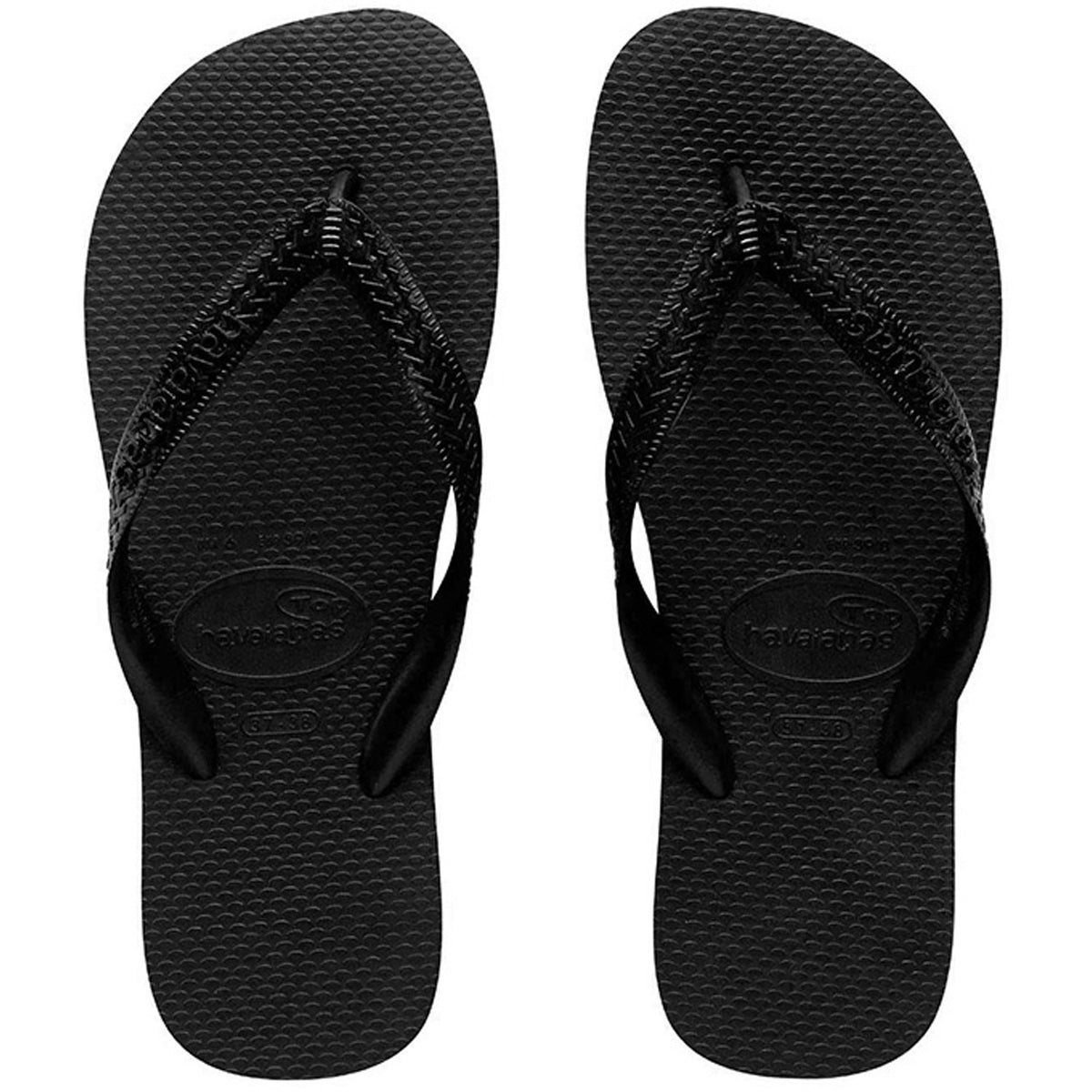 Top Thongs Black