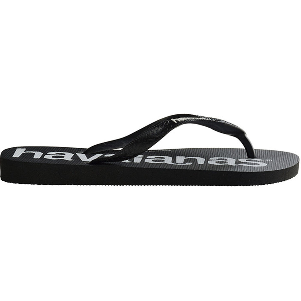 Top Logo Mania Thongs Black