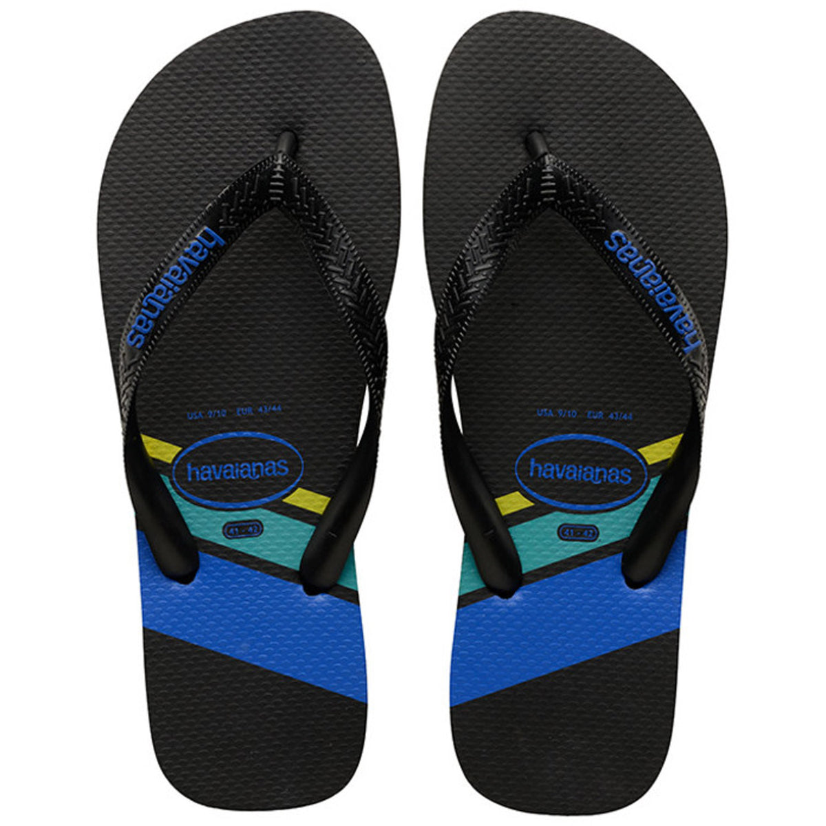 Trend Thongs Black Black Blue