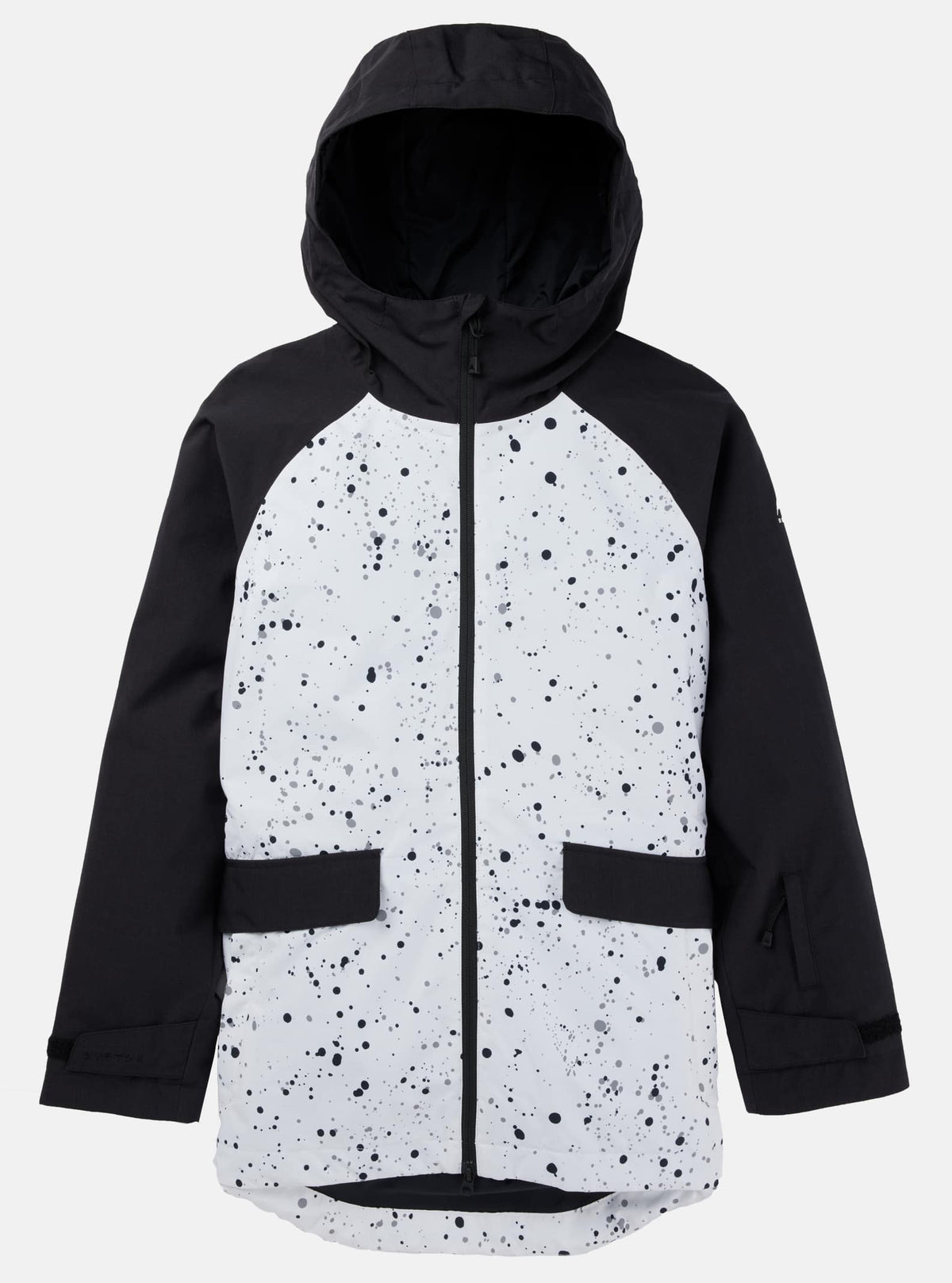 Burton Women's Burton Lalik 2L Jacket Stout White Spatter/True Black