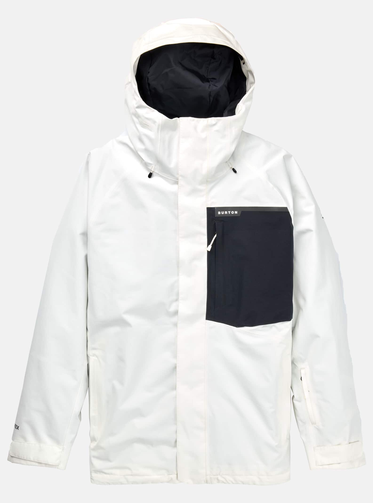 Burton Men's Burton Powline GORE-TEX 2L Jacket Stout White/True Black