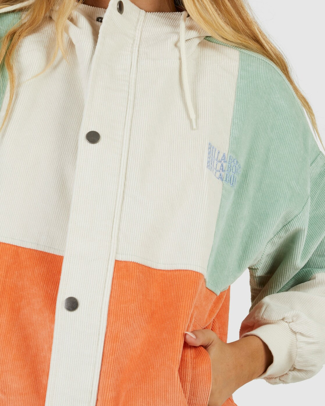 Set The Tone Hooded Corduroy Jacket