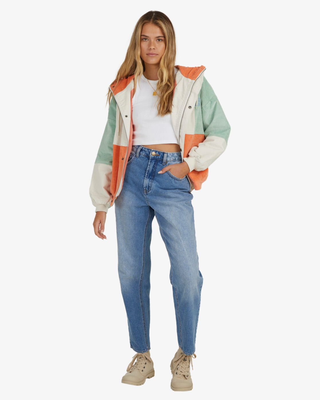 Set The Tone Hooded Corduroy Jacket