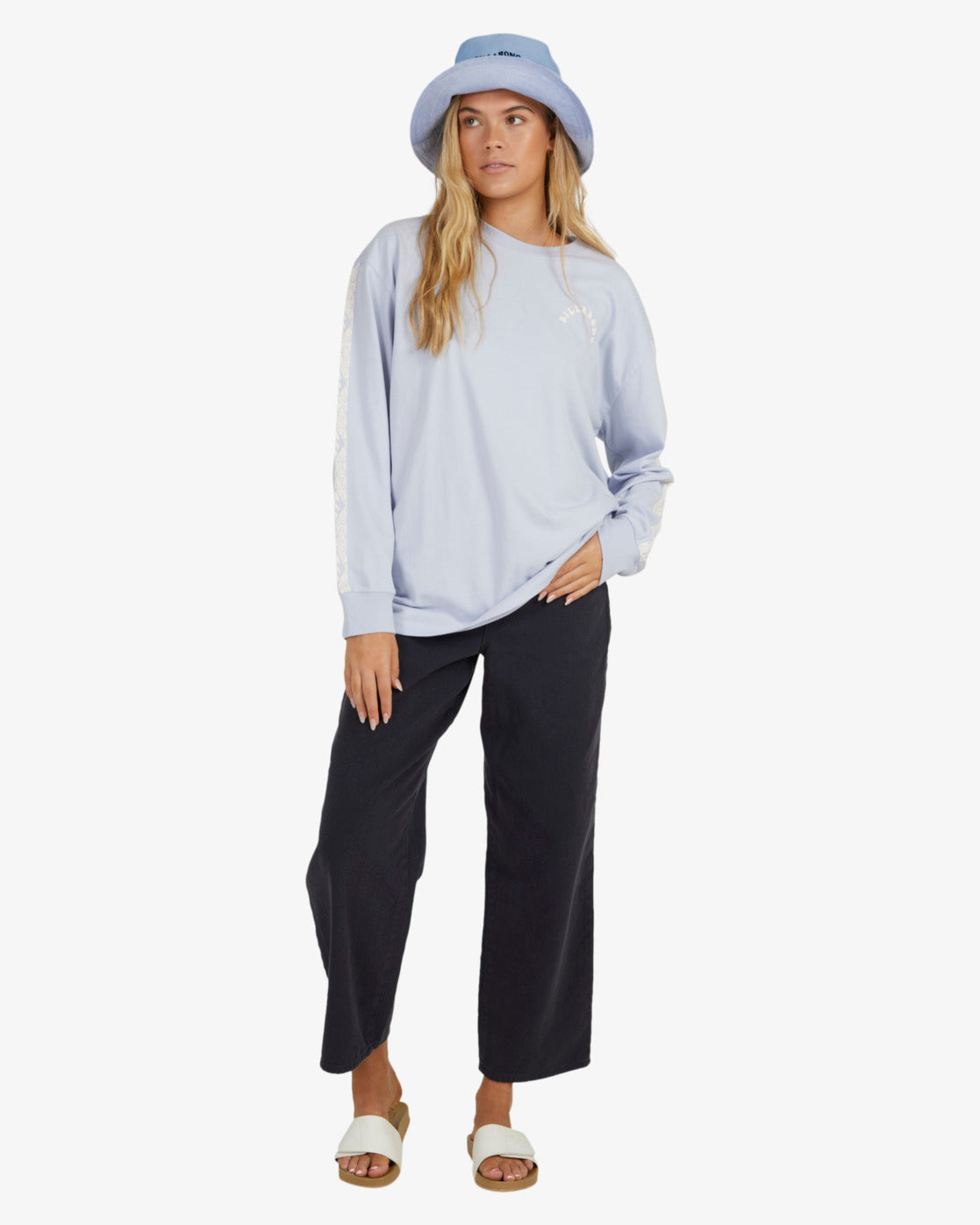 Lost In 73 Long Sleeve Oversized T-Shirt