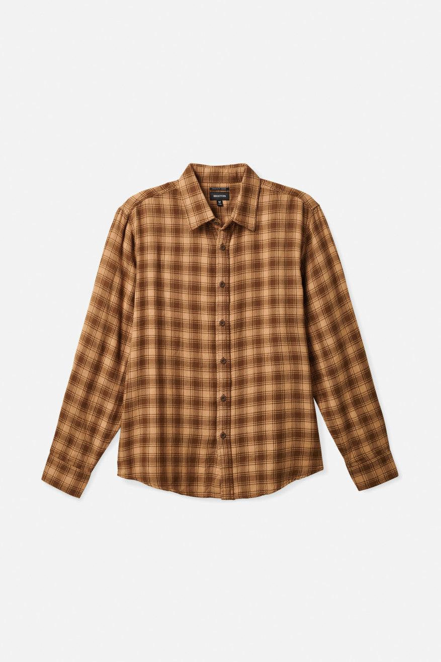 Brixton Cruz Soft Weave L/S Flannel Mojave/Deep Palm