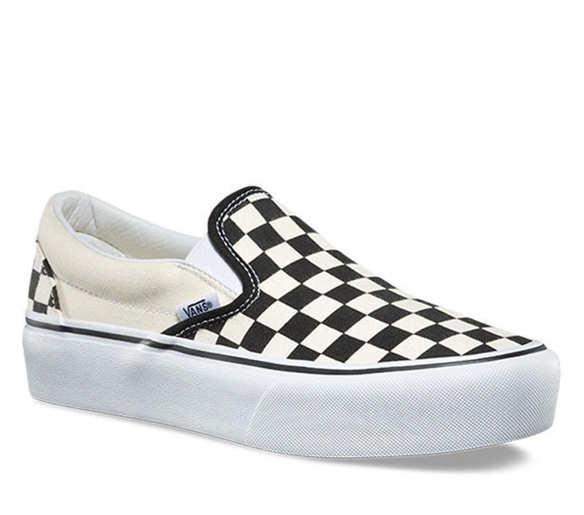 Vans Classic Slip-On Platform Checkerboard