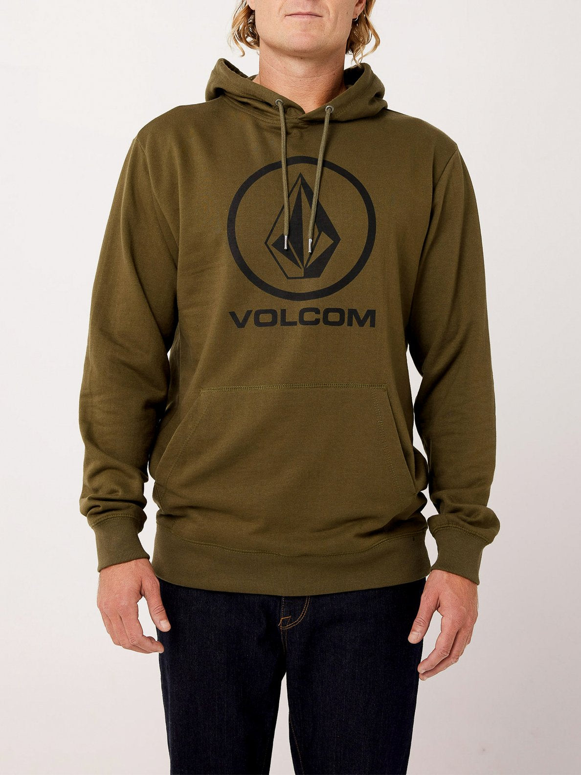 Volcom Brass Tacks 1.5 Pullover Fleece - Port Military