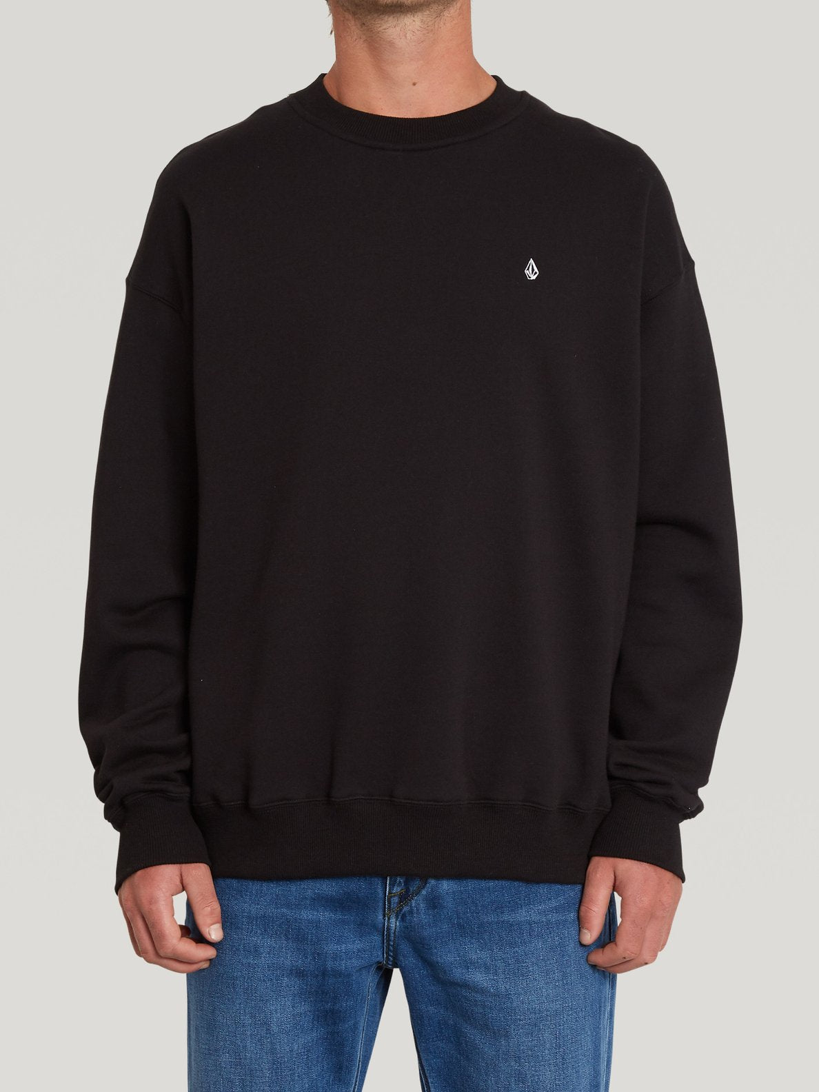 Volcom Erith Crew Fleece - Black Black