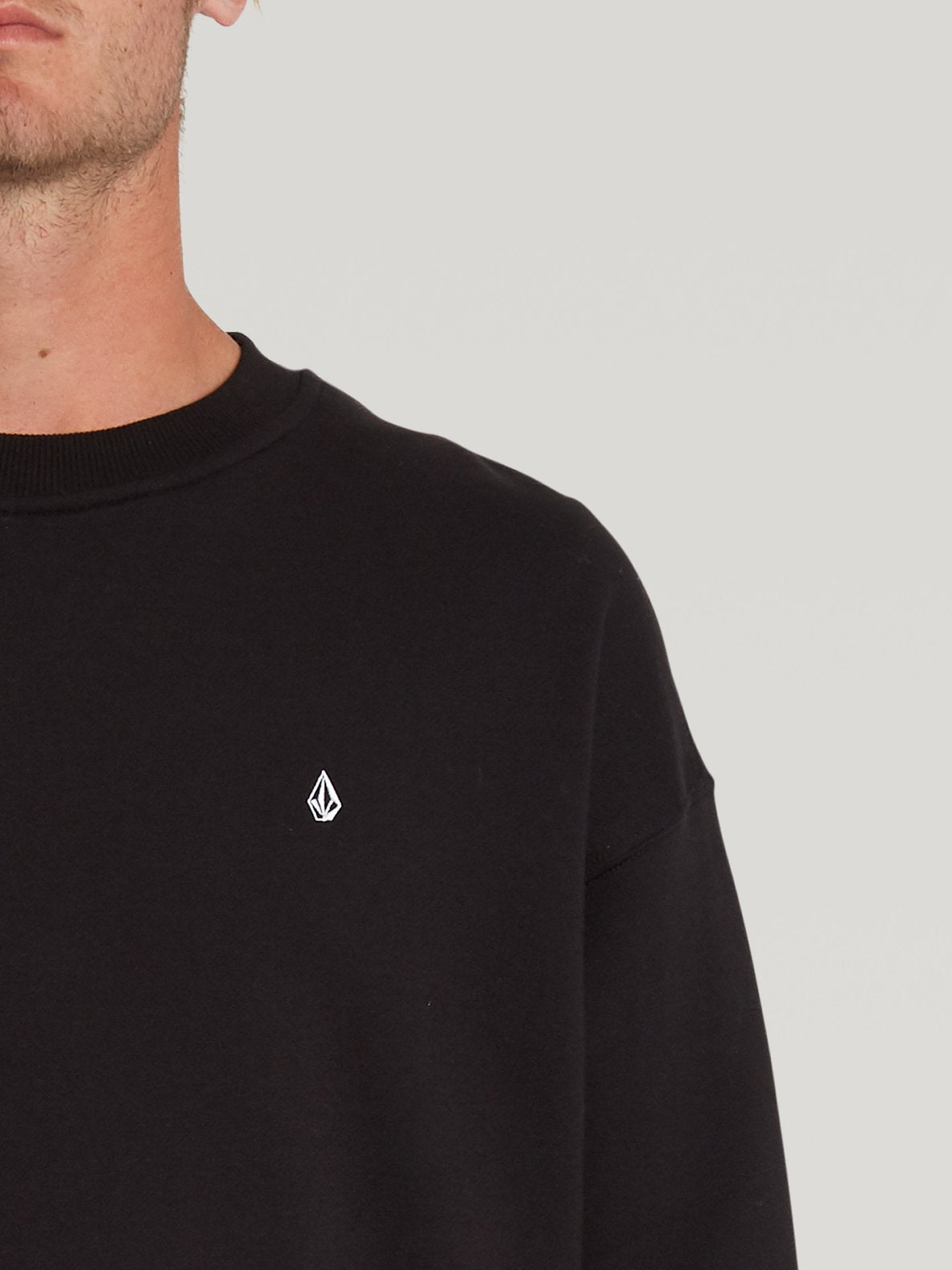 Volcom Erith Crew Fleece - Black Black