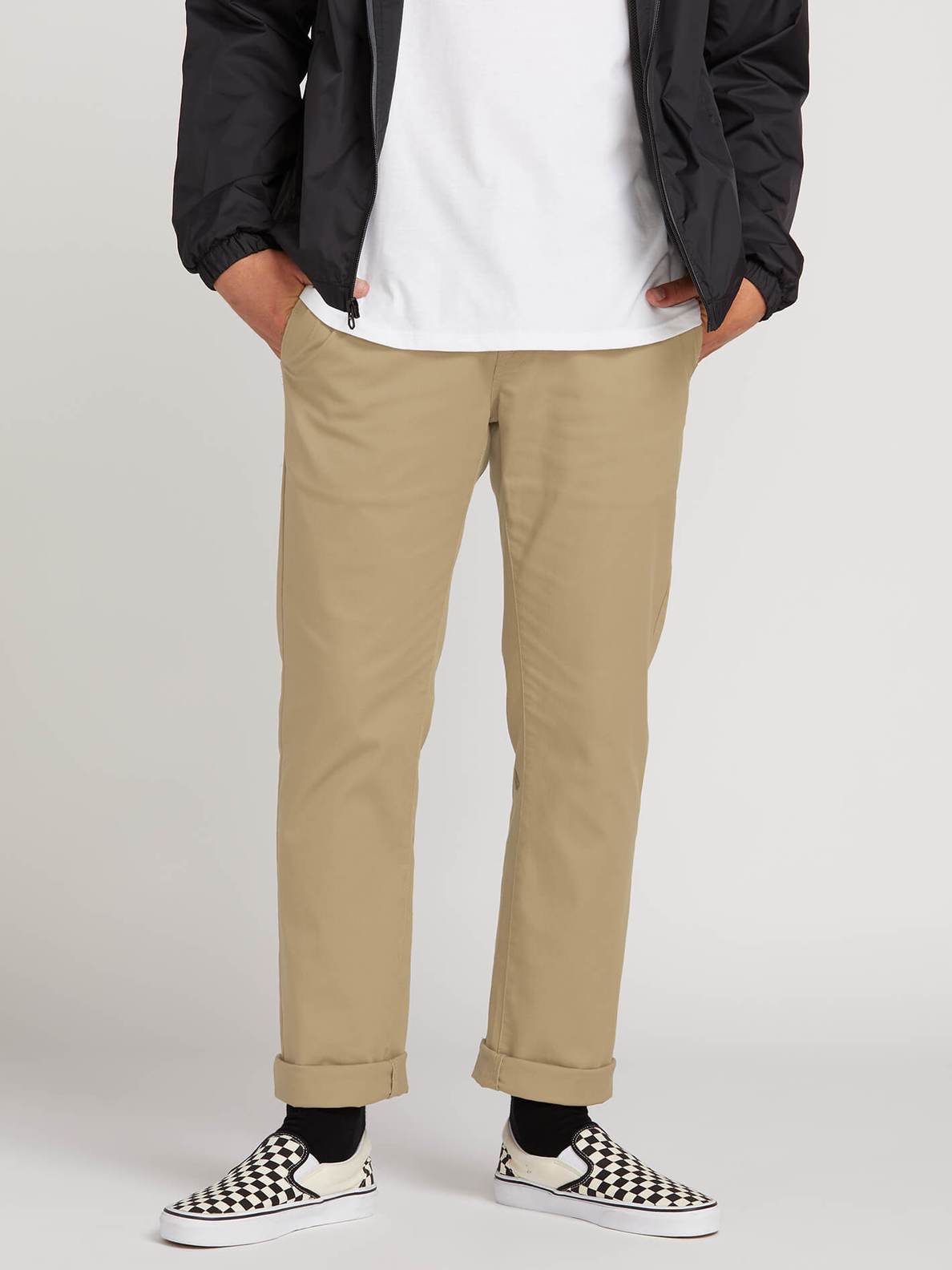 Volcom Frickin Modern Stretch Pants - Mushroom Khaki