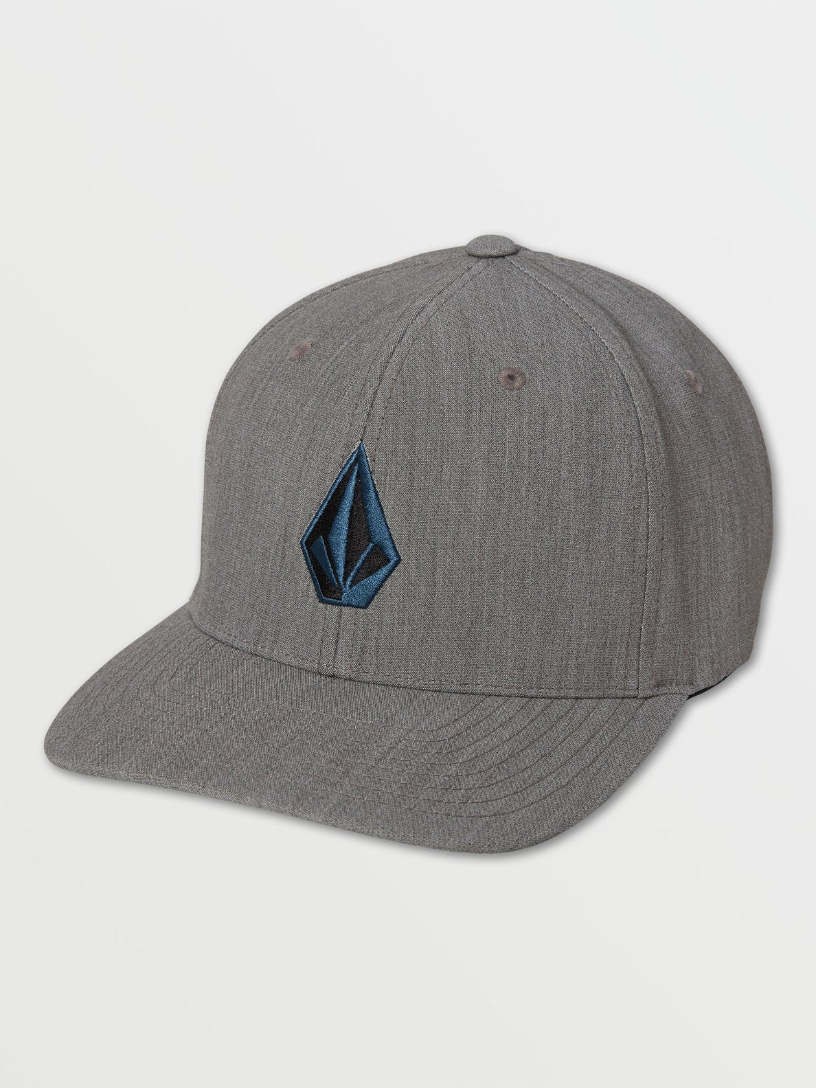 Volcom Full Stone Hthr Xfit Hat - Charcoal Heather Heather grey