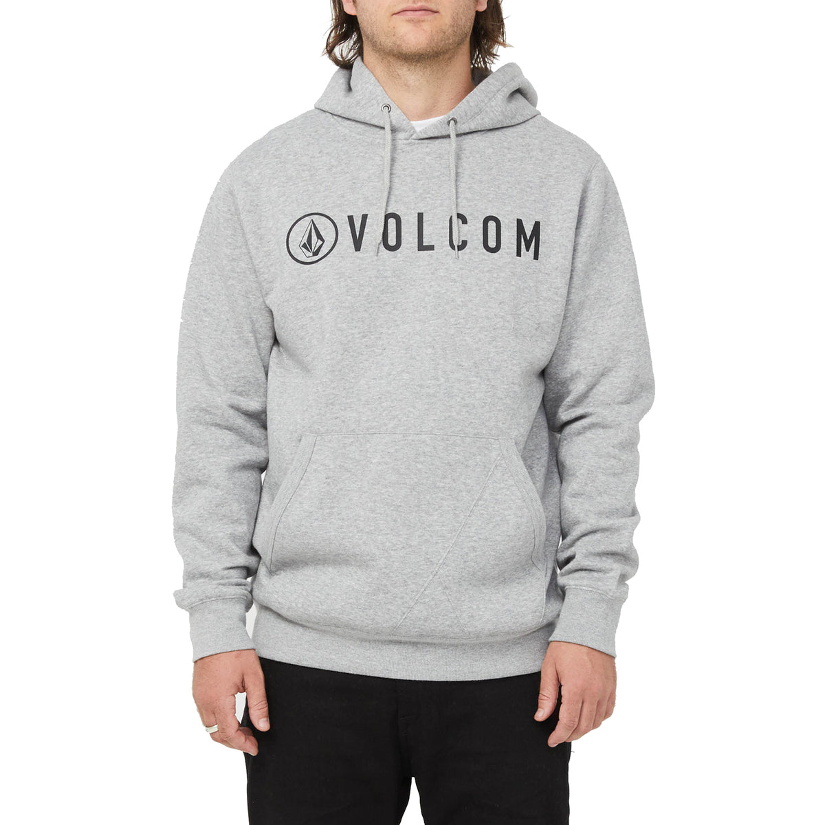 Volcom Header Pullover Hoodie Heather Grey