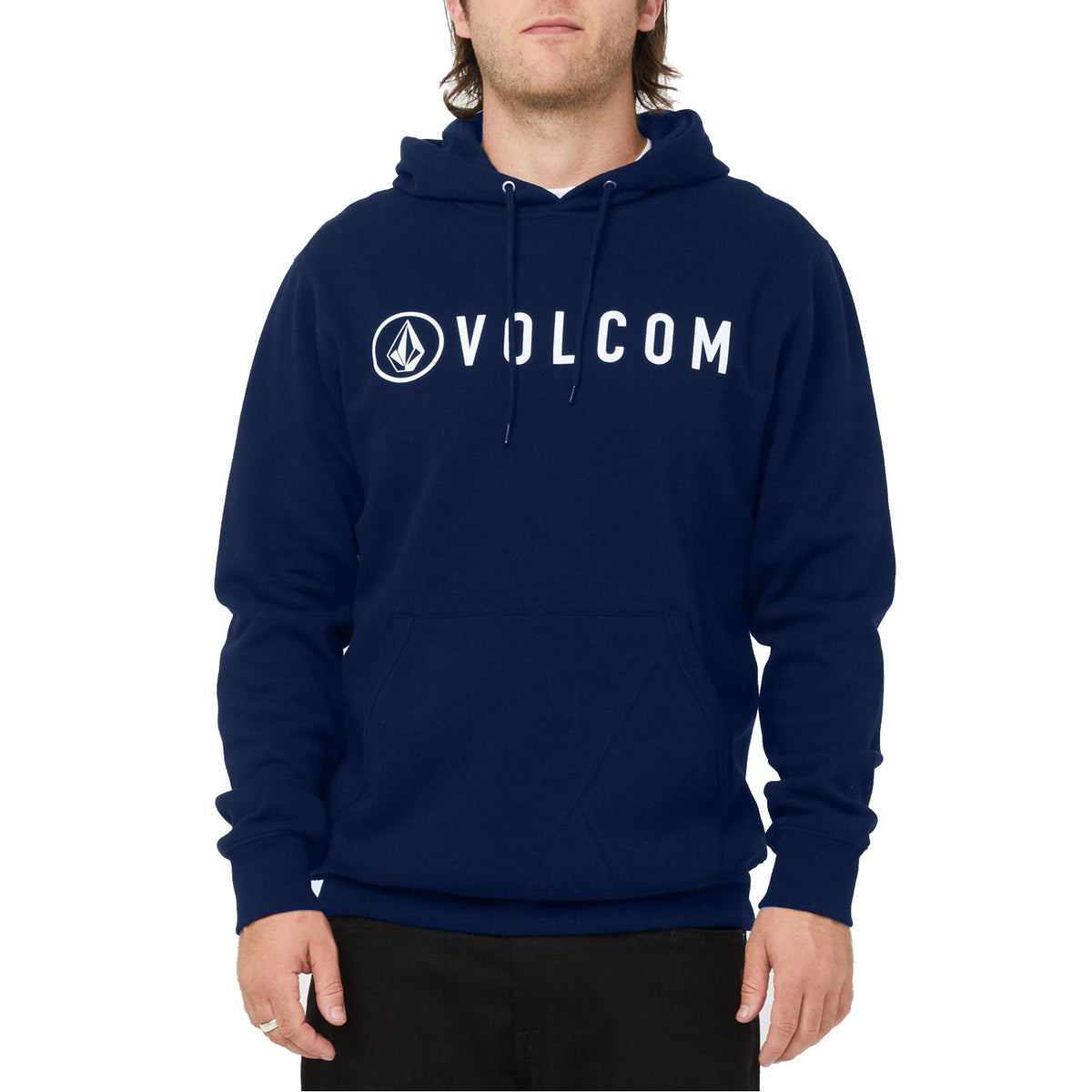 Volcom Header Pullover Hoodie Navy