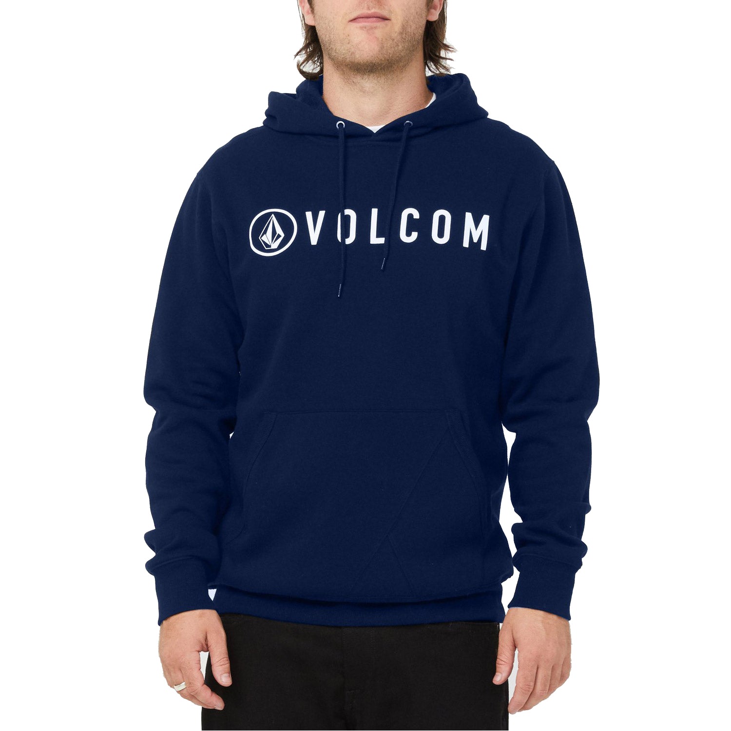 Volcom Header Pullover Hoodie Navy