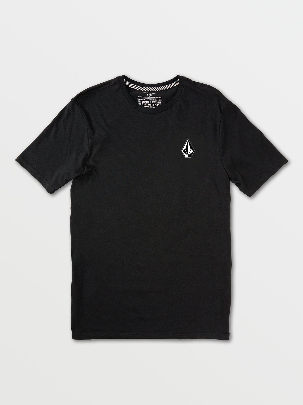 Volcom Iconic Stone  Short Sleeve Tee - Riverside Black