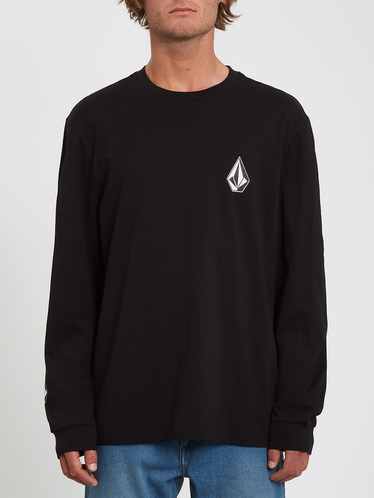 Volcom Iconic Stone Bsc Long Sleeve Tee BLACK