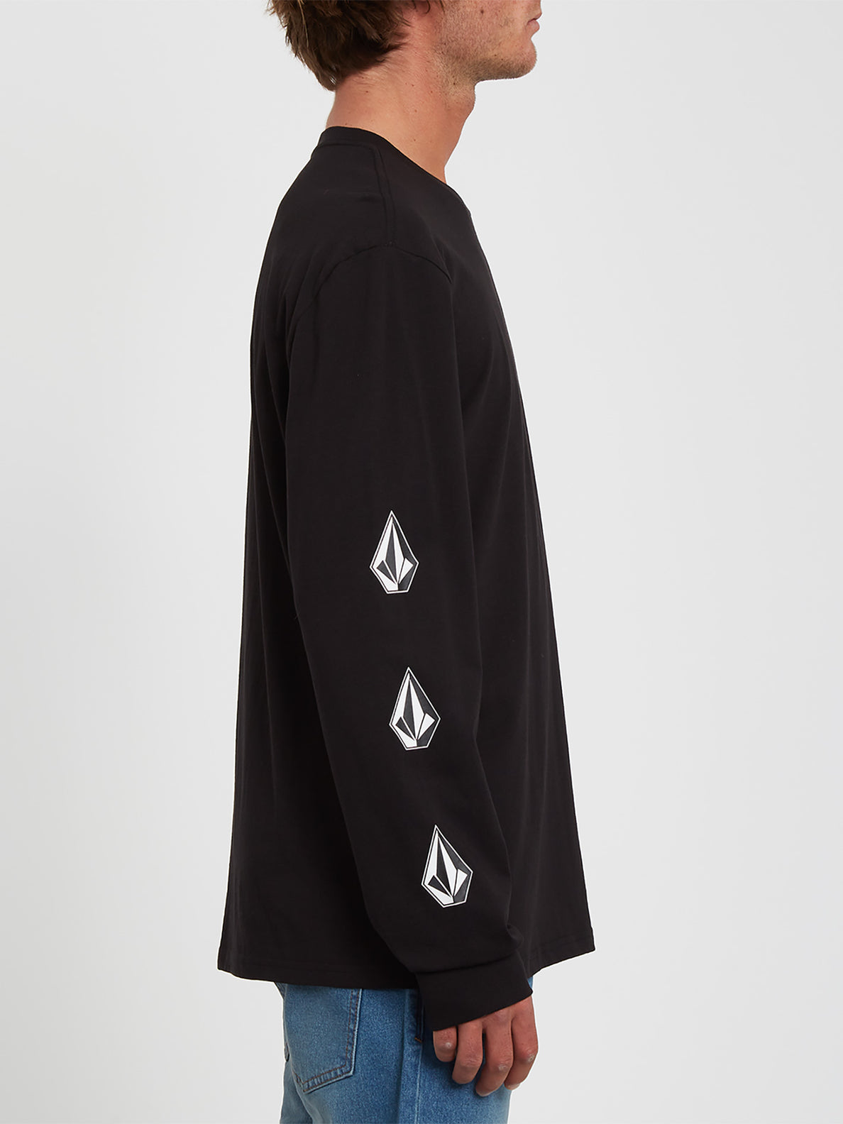 Volcom Iconic Stone Bsc Long Sleeve Tee BLACK