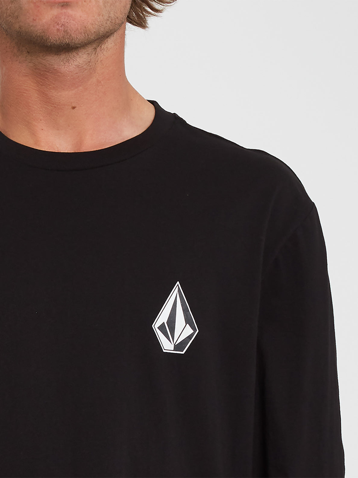 Volcom Iconic Stone Bsc Long Sleeve Tee BLACK