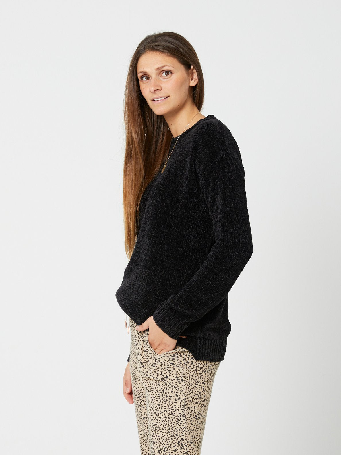 Volcom Lived In Lounge Jumper - Black Black