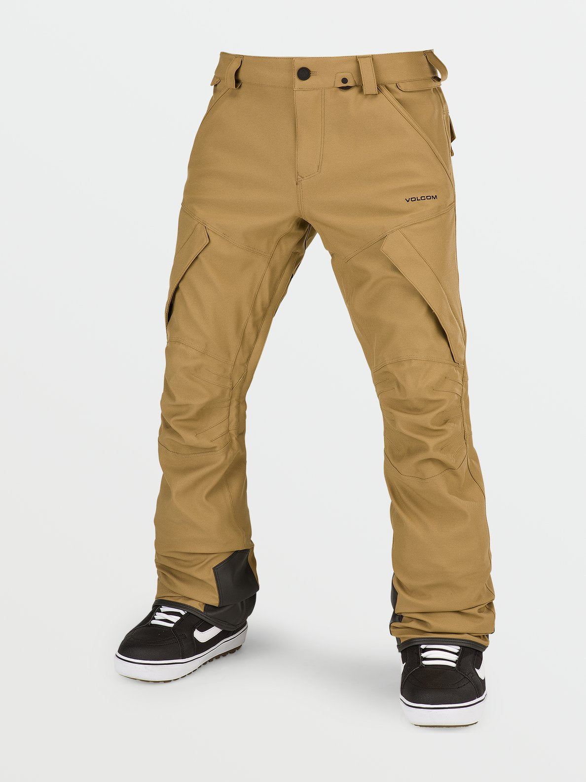 Volcom Mens New Articulated Pants - Black Burnt khaki