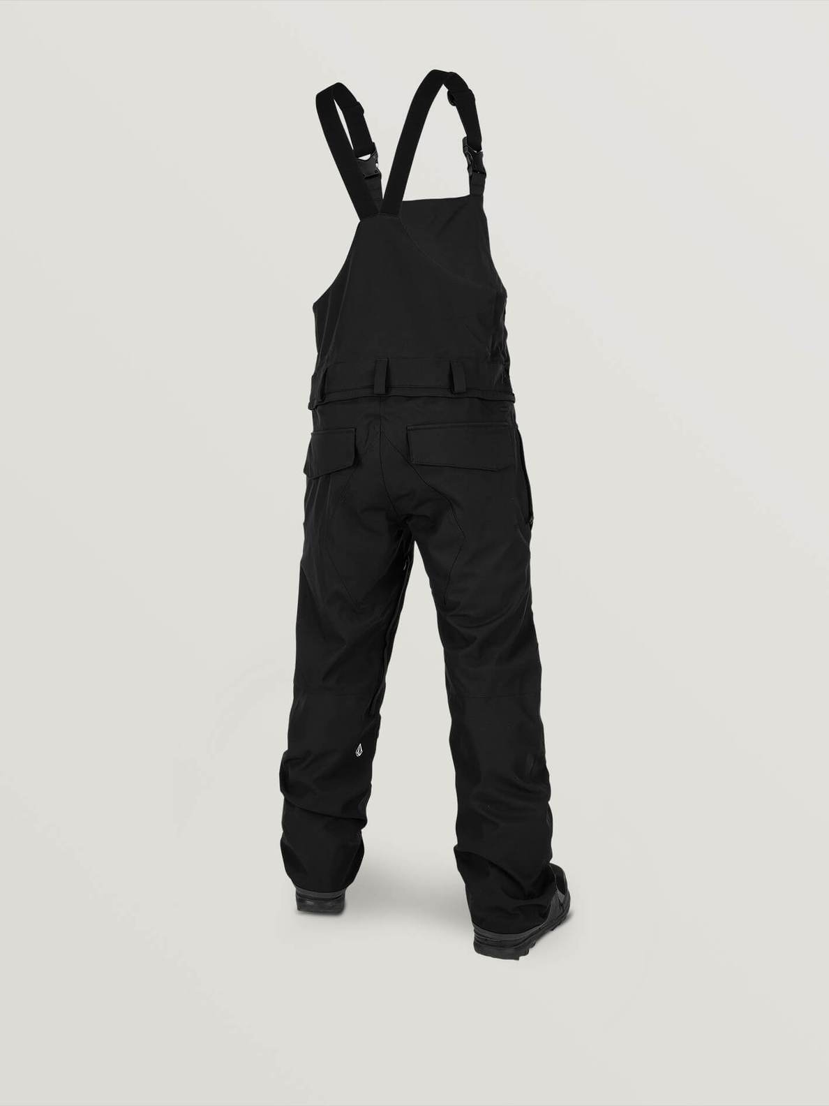 Volcom Mens Roan Bib Overall - Black Black