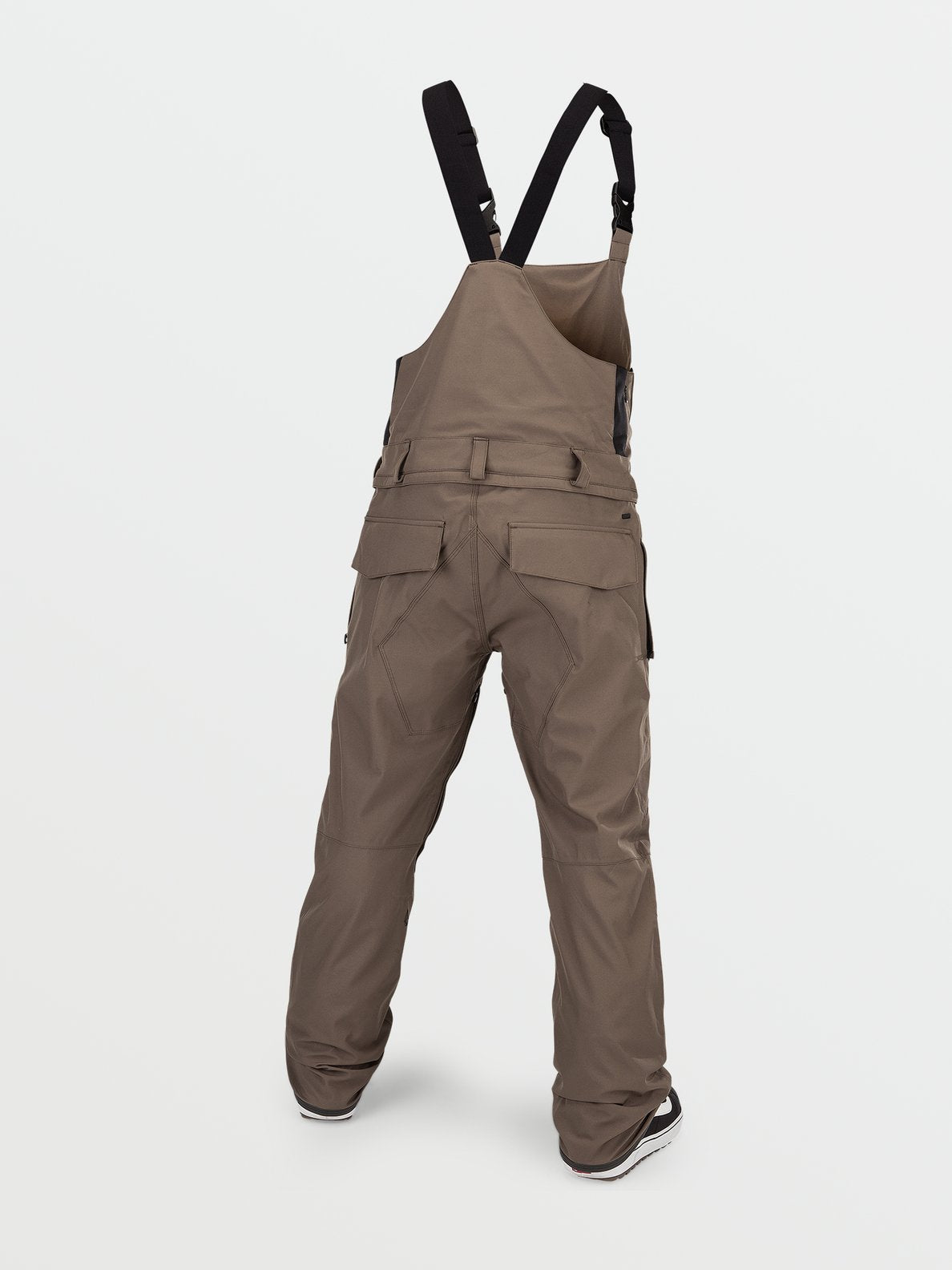 Volcom Mens Roan Bib Overall - Black Dark teak
