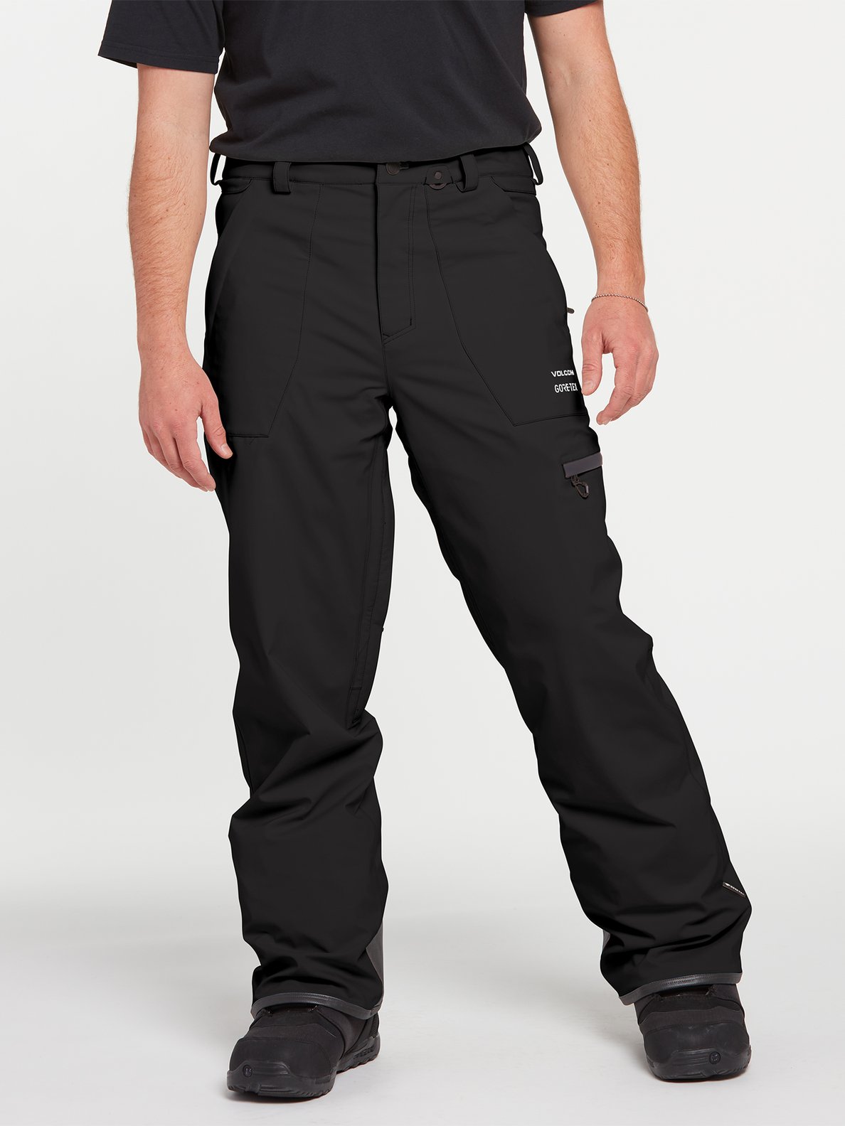 Volcom Mens Stretch Gore-Tex Pants - Black Black