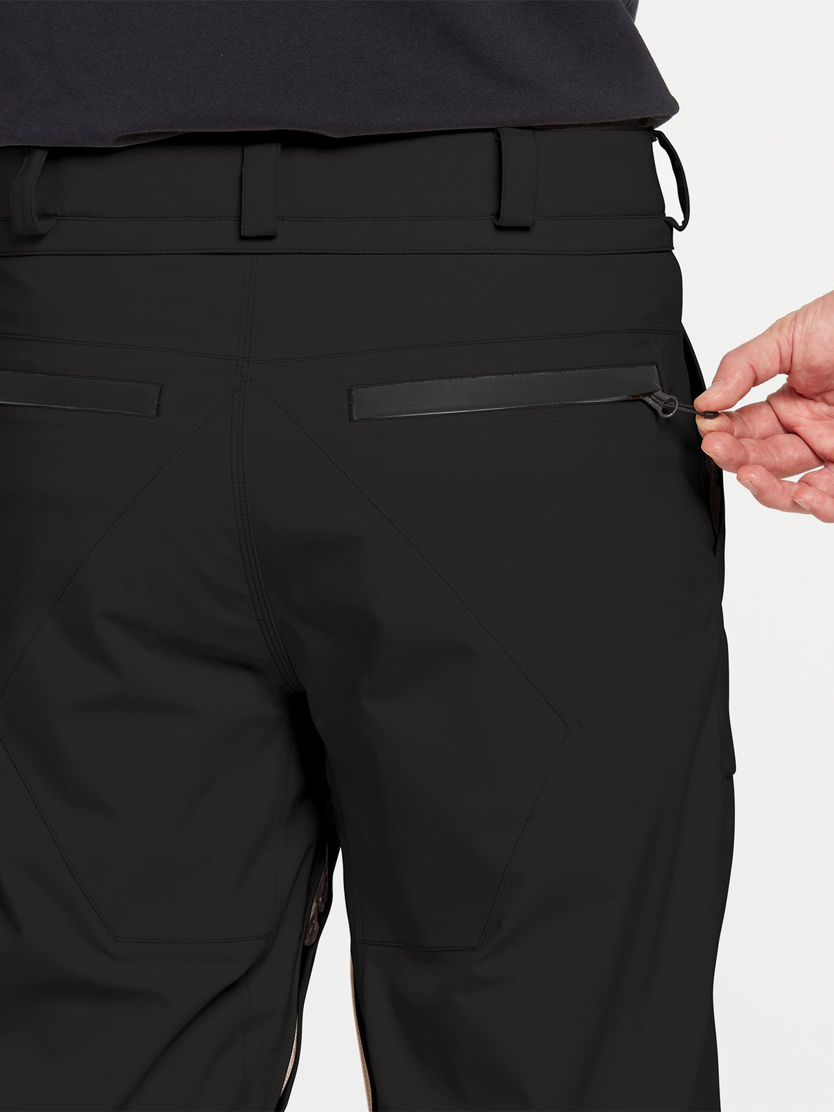 Volcom Mens Stretch Gore-Tex Pants - Black Black