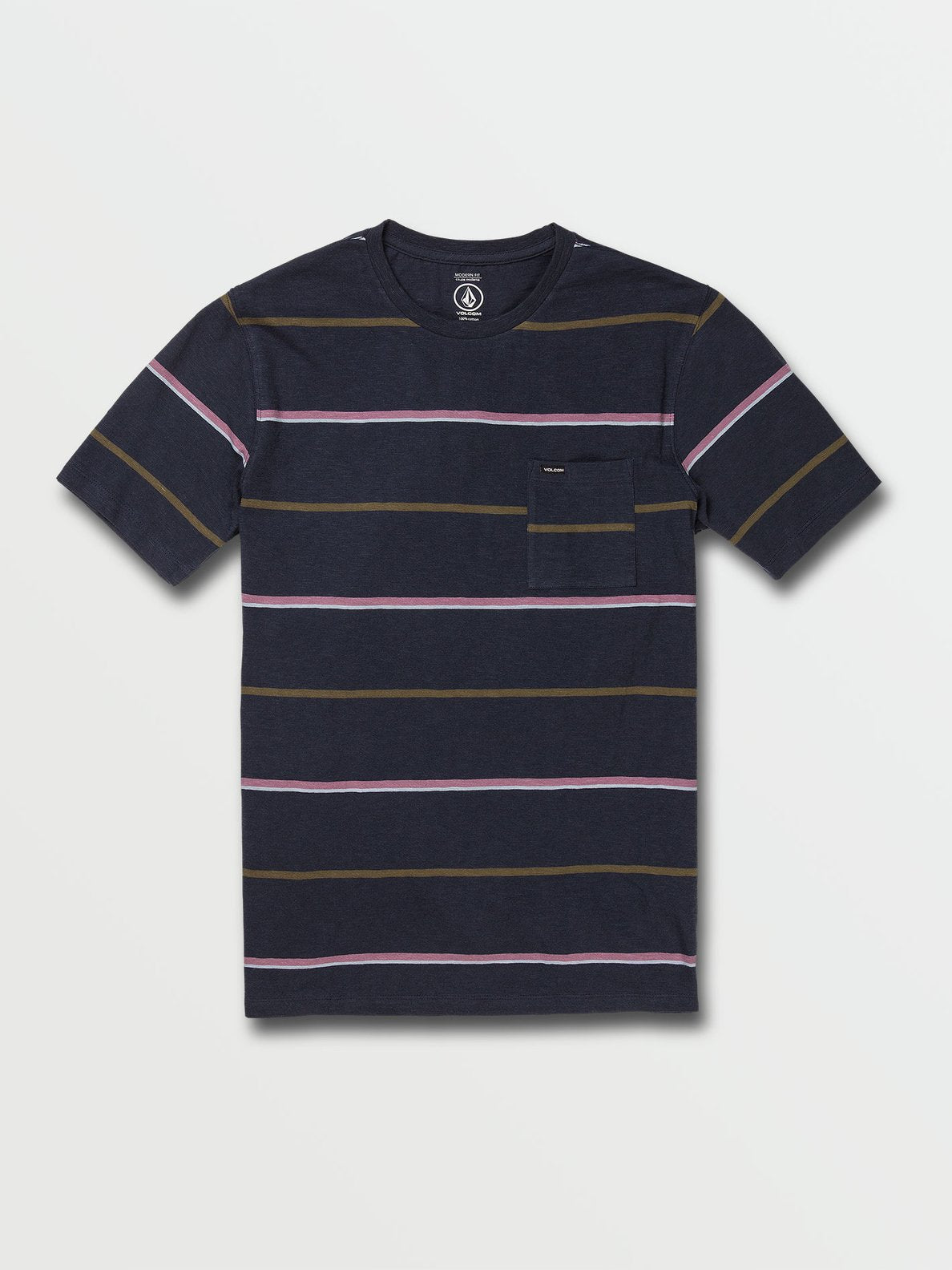 Volcom Moragain Pocket Short Sleeve Tee - Navy Navy