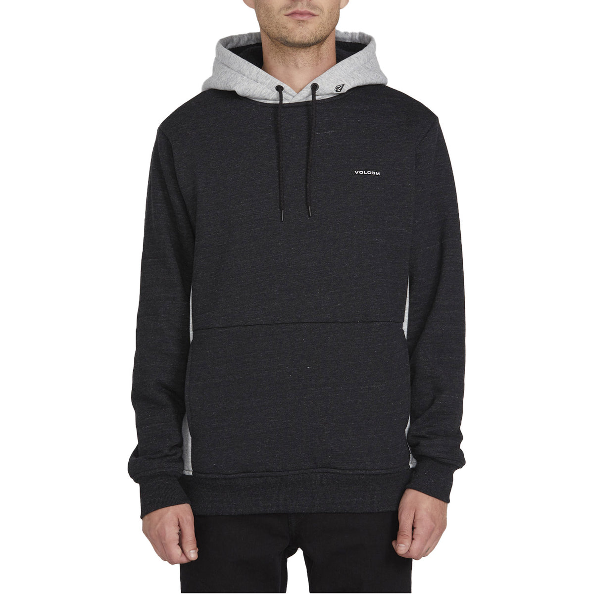 Volcom Single Stone Lined Hoodie - Sulfer Black
