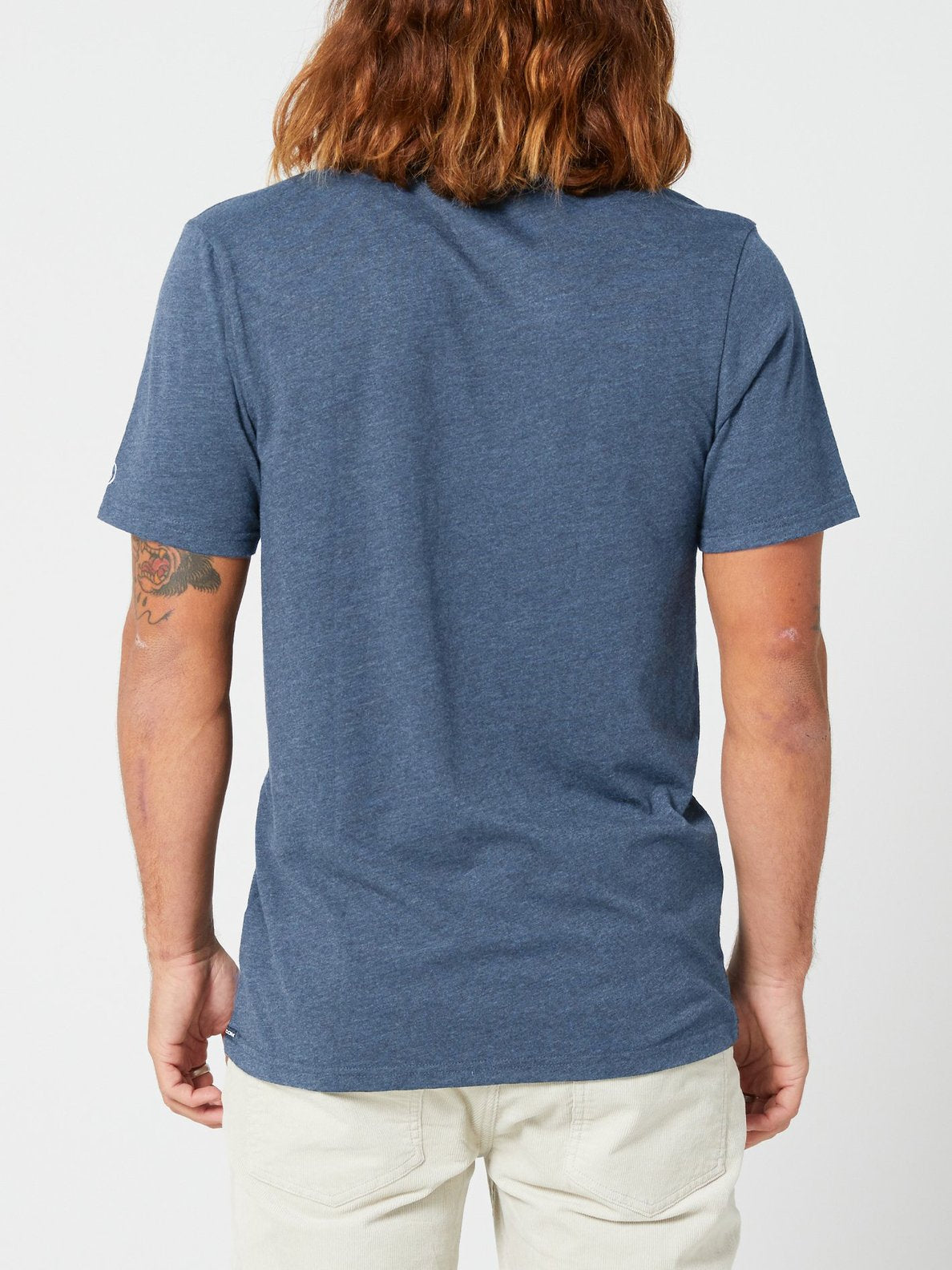 Volcom Solid Short Sleeve Tee - Smokey Blue Smokey blue