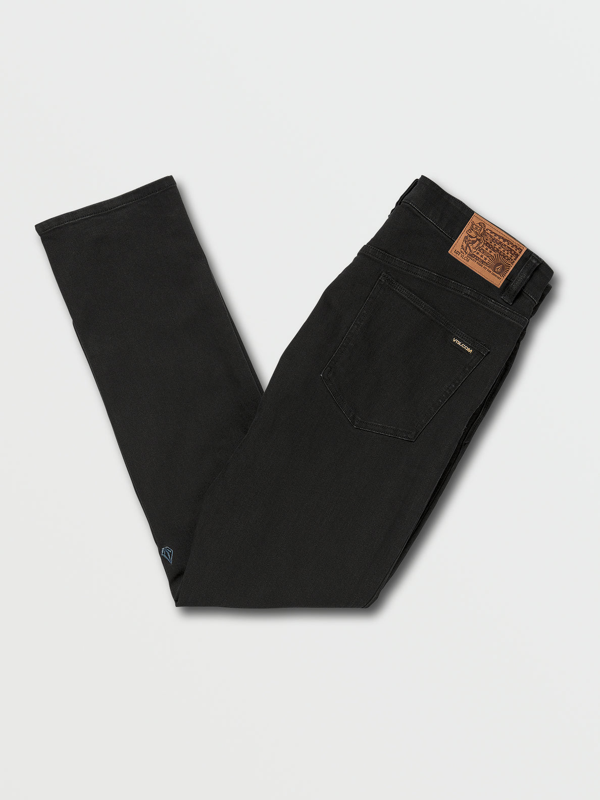 Volcom Vorta Slim Fit Jeans BLACK OUT