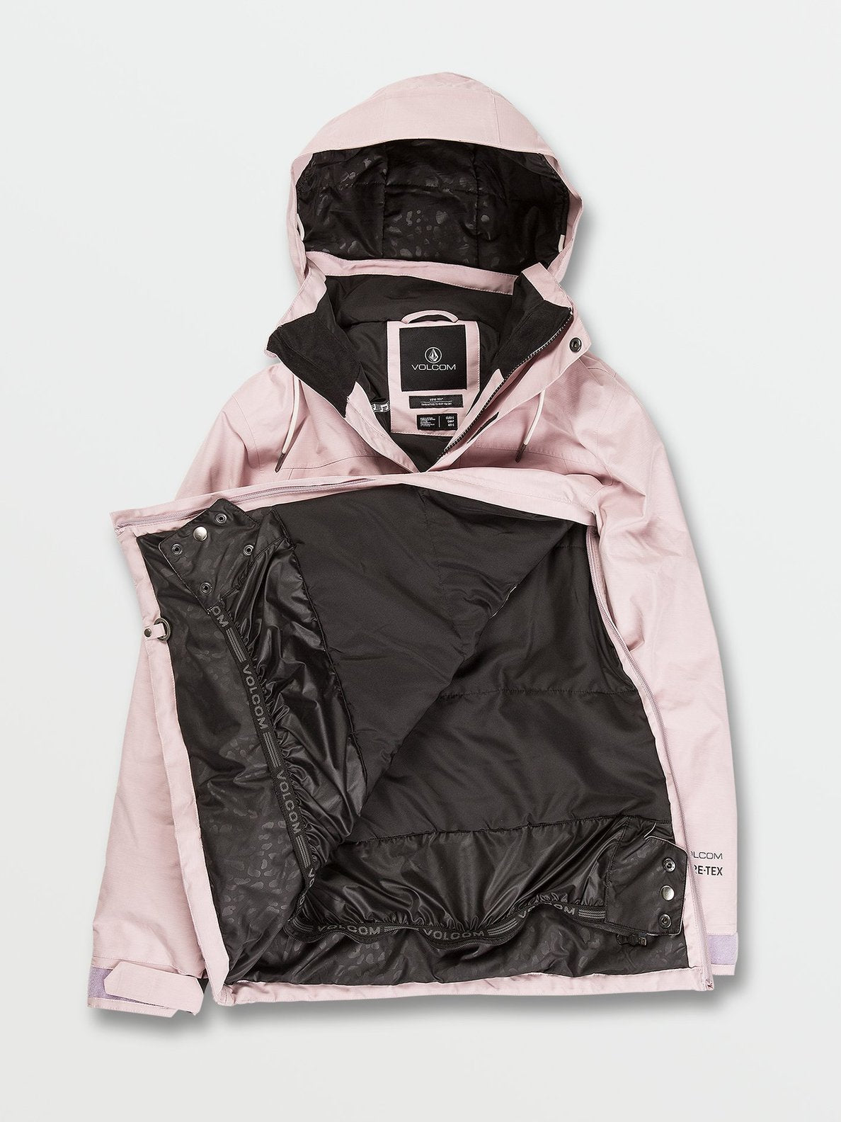 Volcom Womens Fern Insulated Gore Pullover - Hazey Pink Hazey pink