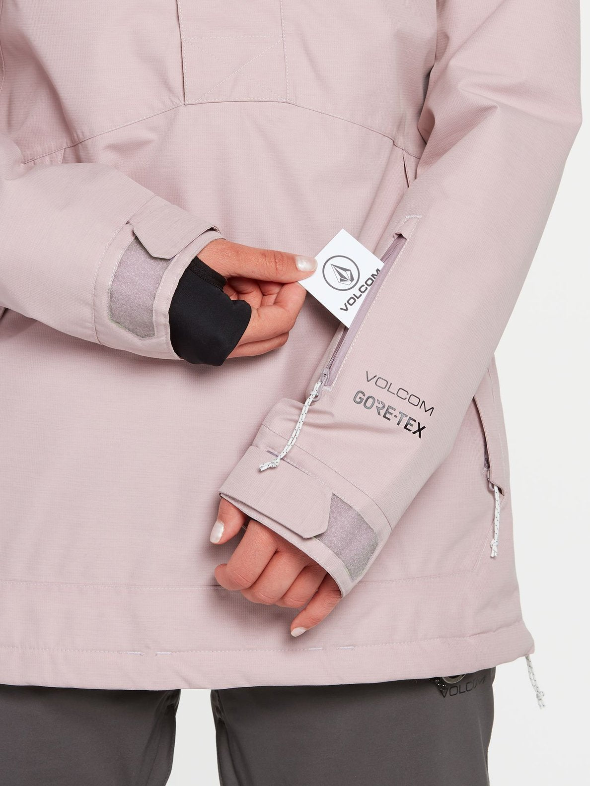 Volcom Womens Fern Insulated Gore Pullover - Hazey Pink Hazey pink